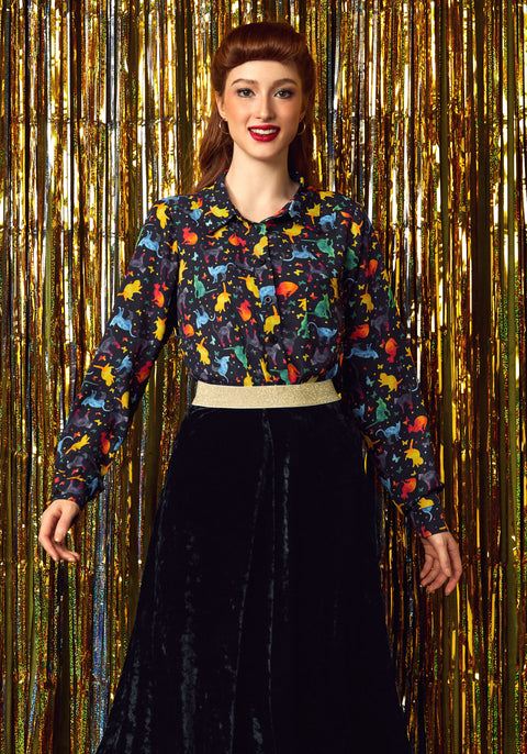 Alt om mig skjorte med knapper-5