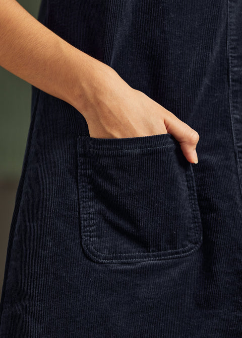 Retro Radiance V-hals fløjlskjole-1