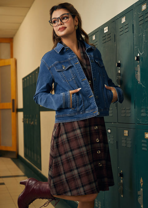 Over the Rainbow Denimjakke-4