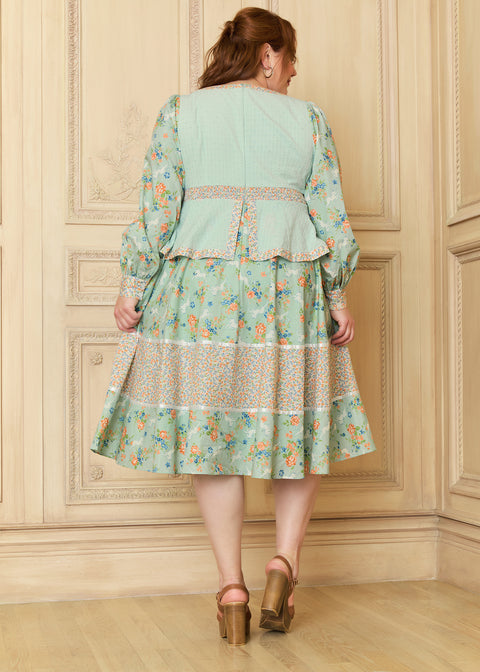 GUNNE SAX for ModCloth Lilly Corselette Midi-kjole-7