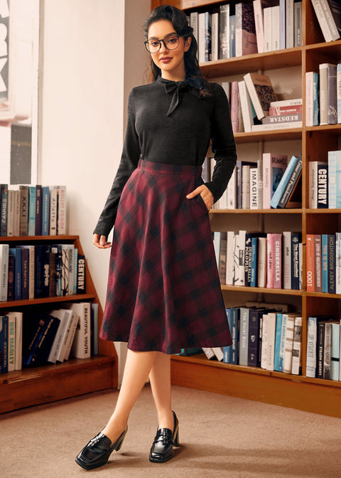 Rydell High Revisited Langærmet Top med Slips i Hals-4