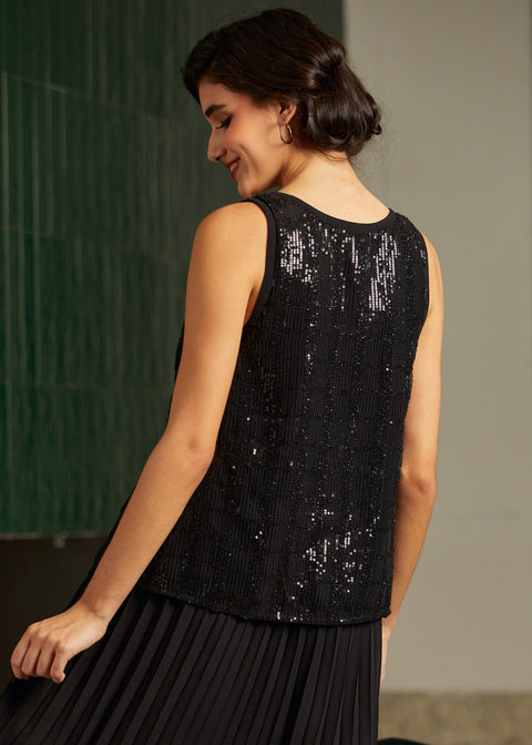 Klassisk Cutie dobbelt V-hals tanktop-3