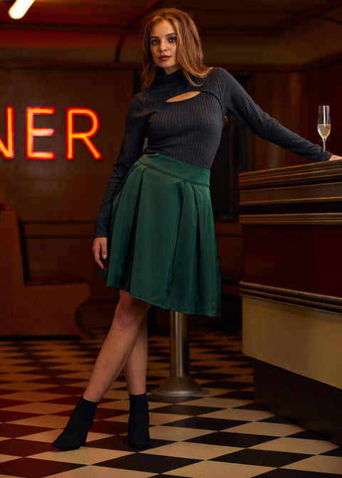 Plisseret nederdel med hverdagsfortryllelse-1