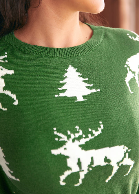 Enchanted Eve Bådhalssweater-1