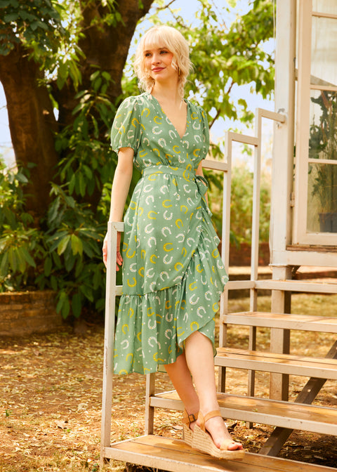 Luck Be a Lady Wrap-kjole-2