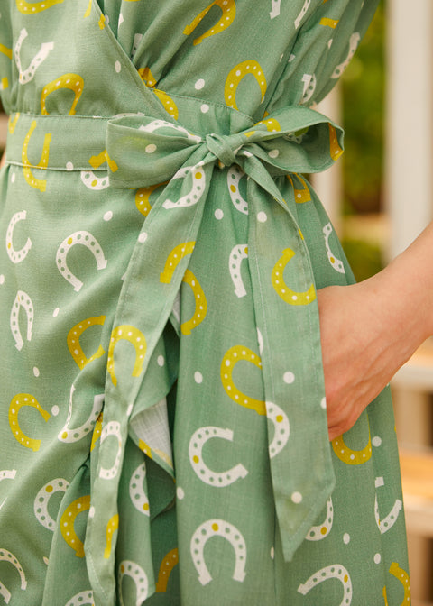 Luck Be a Lady Wrap-kjole-1