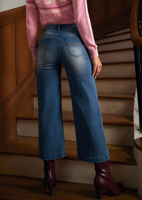 Held med de stilfulde, vide, crop jeans-5