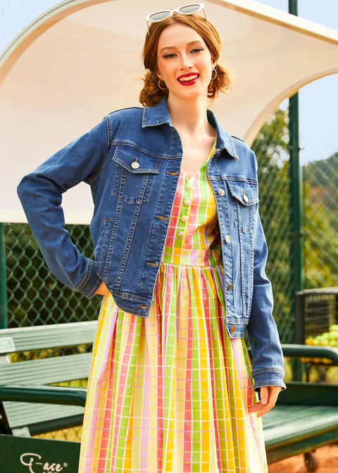 Over the Rainbow Denimjakke-8