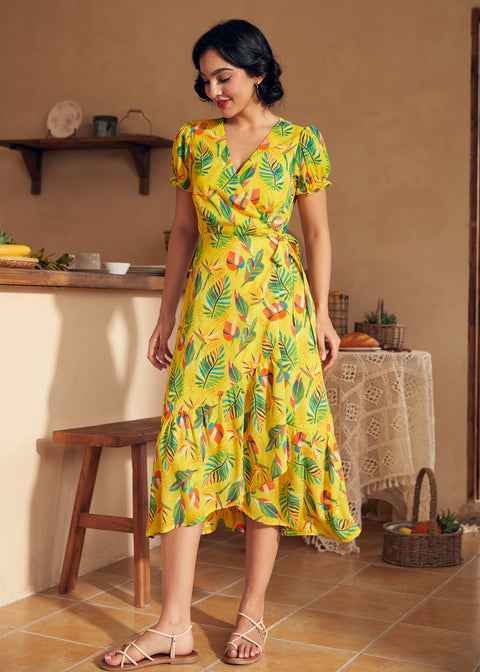 Air of Elegance Wrap-kjole-2