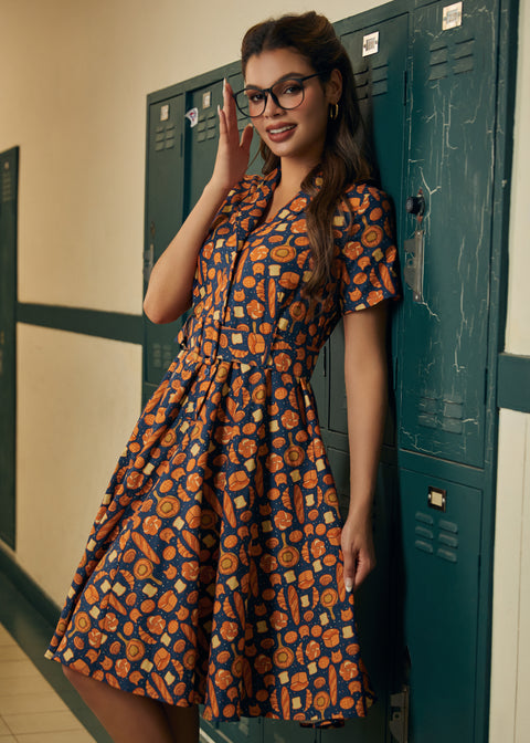 Rustik elegance afslappet kjole-3