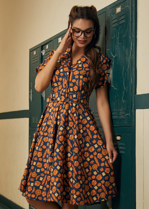 Rustik elegance afslappet kjole-5