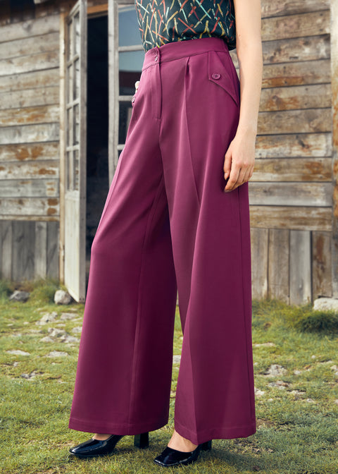 Lazy Afternoon Wide Leg-bukser-6