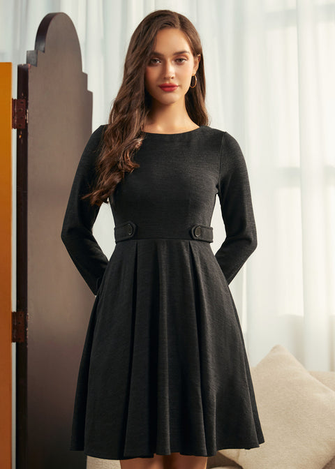 After Dark Fit&Flare Kjole-3