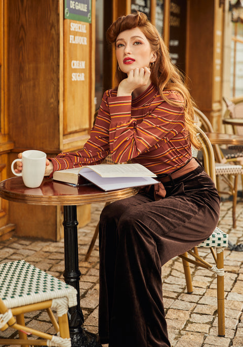 Sweetly Stated Turtleneck Top-2