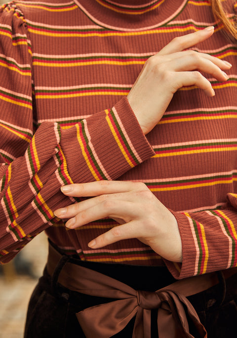 Sweetly Stated Turtleneck Top-1