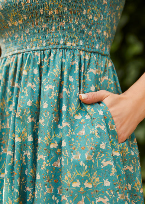 Flair og firkantet babydoll-kjole-3