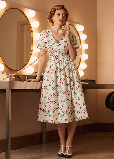 Sådan en vintage Find Fit&Flare-kjole-2