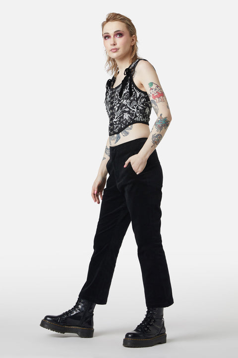 At The Alter Velvet Kick Flares-2