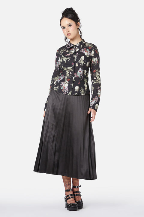 Memento Mori Printed Bluse-2
