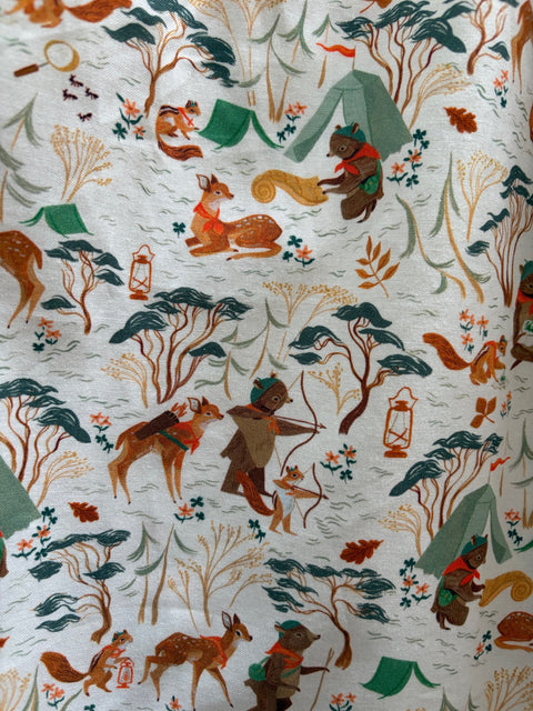 Retro Fit&Flare Kjole Campingplads-1