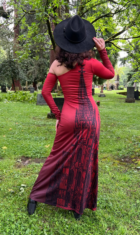 Elspeth - Behagelig Cathedral Maxikjole-3