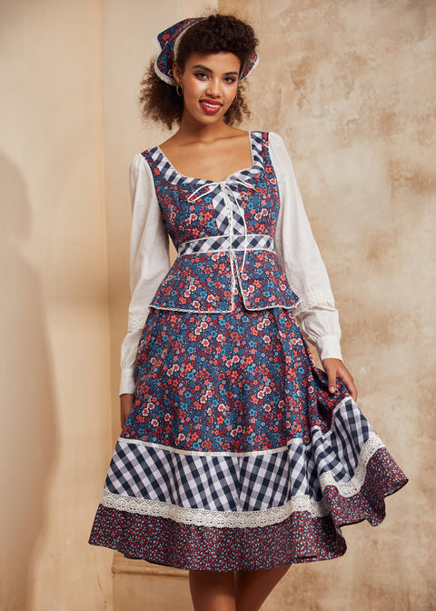 GUNNE SAX for ModCloth Camille Korset Midikjole-2