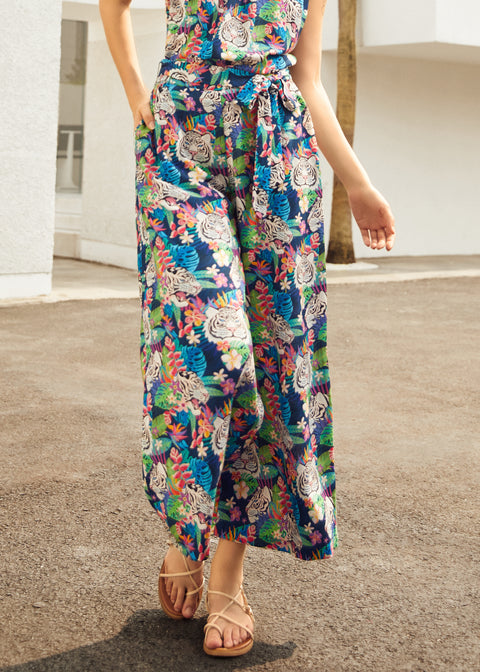 Tilføj blot et boardingkort - Bukser med vide ben-6