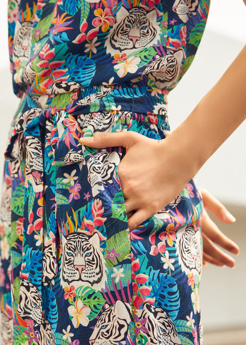 Tilføj blot et boardingkort - Bukser med vide ben-1