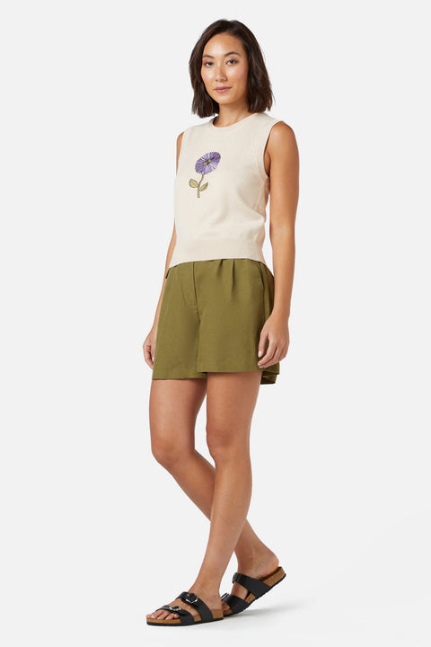 Fresh Blooms Broderet Sweatervest-3