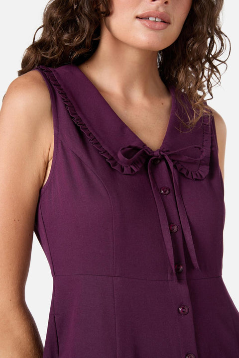 Dorothy Midi-kjole med krave-1