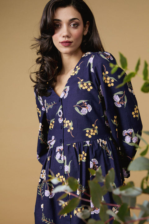 Elsie Native bomulds-smockkjole-1