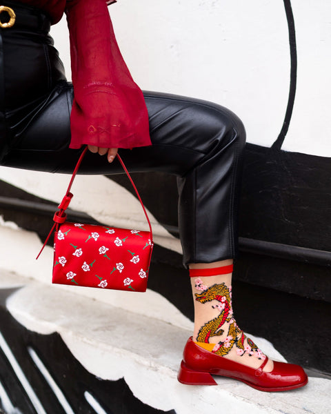 Årets Dragen Gennemsigtig Crew Sok-7