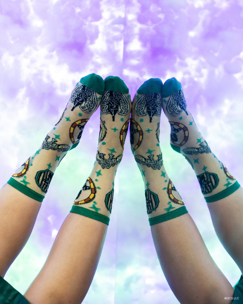 Wicked Alle Veje Fører til Oz Shimmer Gennemsigtig Crew Sok-5