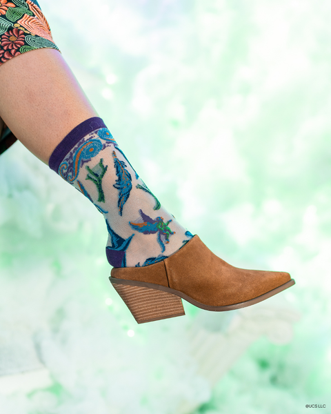 Wicked Elphabas Power Shimmer Transparente Crew Sok-6