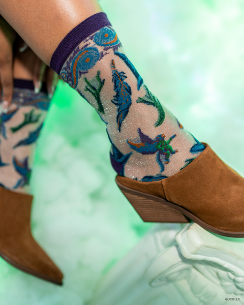 Wicked Elphabas Power Shimmer Transparente Crew Sok-4