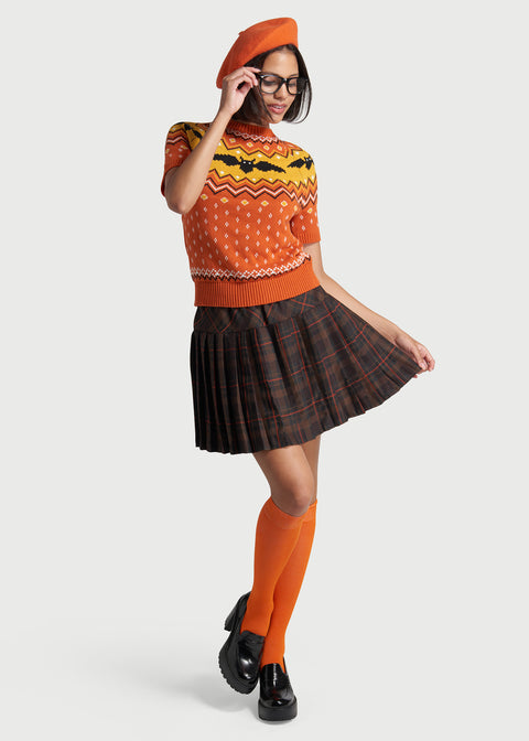 Det er som 'Bat' Fair Isle kortærmet sweater-6